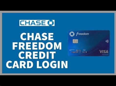 chase freedom unlimited credit card login.